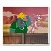 Image 1 : The Pink Panther Show Original Production Cel and Production Sketch. Includes letter of authenticity