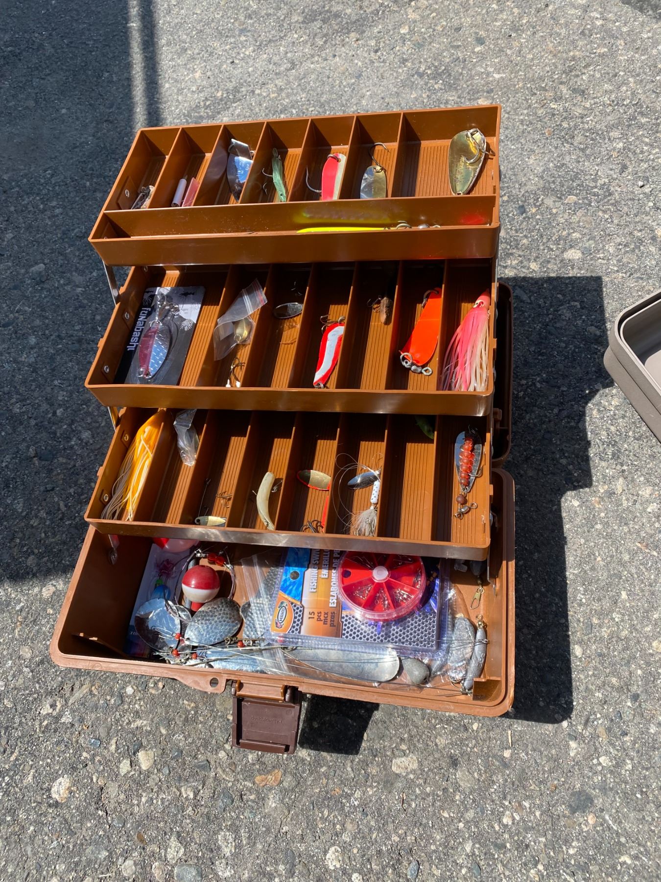 Tackle box and contents