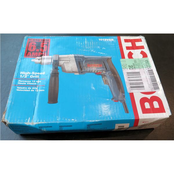 Bosch High-Speed 1/2" Drill 6.5 Amps Model 1013VSR New in Box