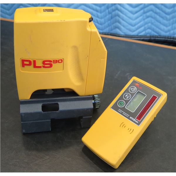 Pacific Laser Systems Laser PLS90 w/ PLS Laser Detector HVD500 (Demo/Display Unit)