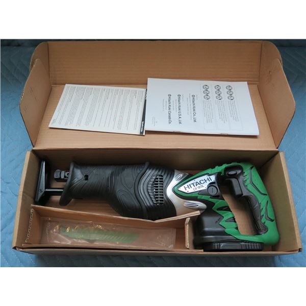 Hitachi 18V Cordless Reciprocating Saw Model CR 18DL New in Box