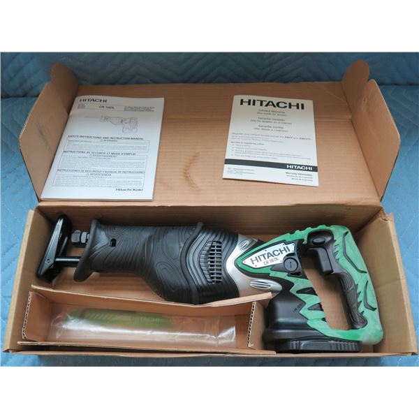 Hitachi 18V Cordless Reciprocating Saw Model CR 18DL New in Box