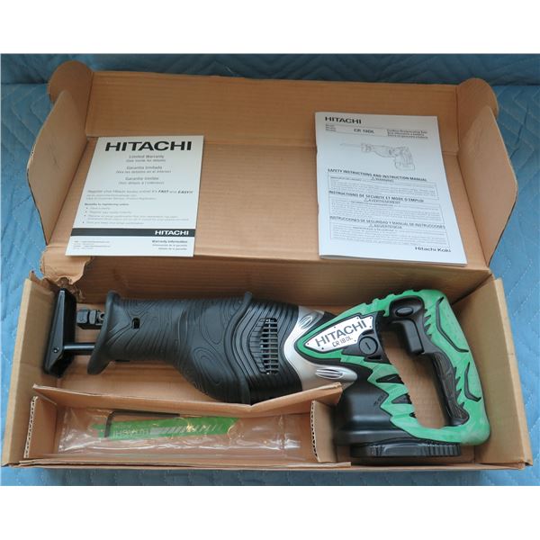 Hitachi 18V Cordless Reciprocating Saw Model CR 18DL New in Box