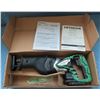 Image 1 : Hitachi 18V Cordless Reciprocating Saw Model CR 18DL New in Box