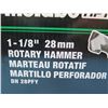 Image 2 : Metabo HPT 1-1/8" Rotary Hammer Model DH 28PFY New in Box