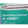Image 2 : Hitachi Demolition Hammer Model H45MEY New in Box