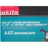 Image 2 : Makita LXT Lithium-Ion Brushless Angle Grinder Model UN3481 New in Box