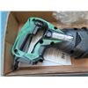 Image 2 : Hitachi 18V Cordless Reciprocating Saw Model CR 18DSL New in Box