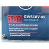 Image 8 : Bosch 4-1/2" Cutoff/Angle Grinder Model GWS18V-45 New in Box