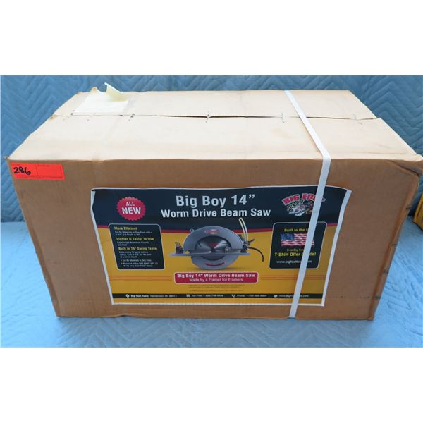 Big Boy 14" Worm Drive Beam Saw New in Box