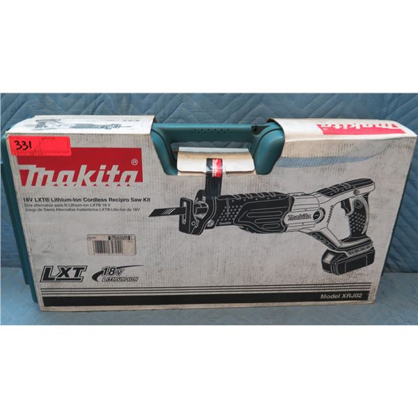 Makita LXT Lithium-Ion Cordless Recipro Saw  Kit Model XRJ02 New in Box