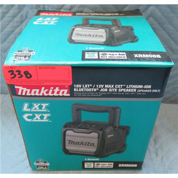 Makita LXT 12V Max CXT Bluetooth Job Site Speaker Model XRM08B New in Box