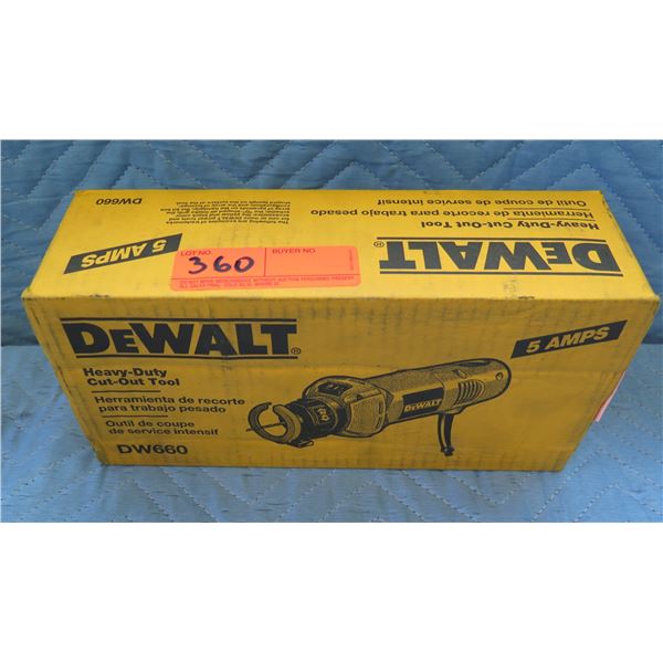 DeWalt Heavy-Duty Cut-Out Tool 5 Amps Model DW660 New in Box