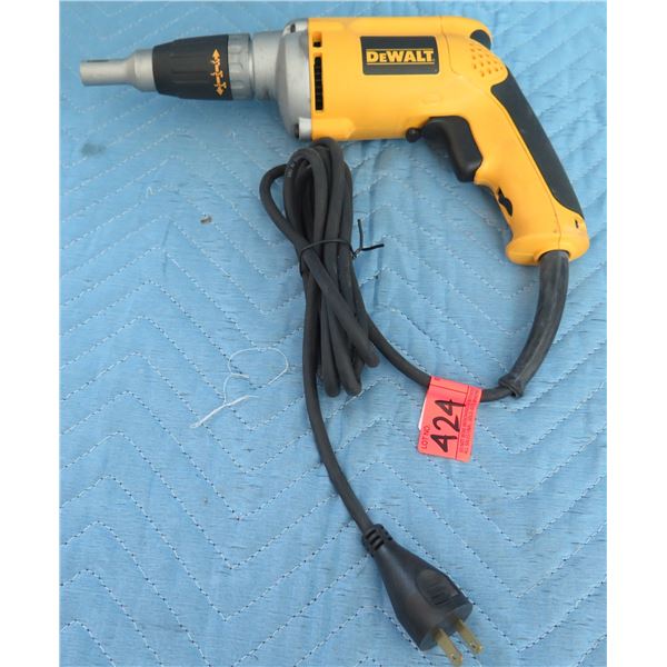 DeWalt DW272 VSR Drywall Screwdriver Type 5 120V AC 50/60 Hz 0-4000RPM