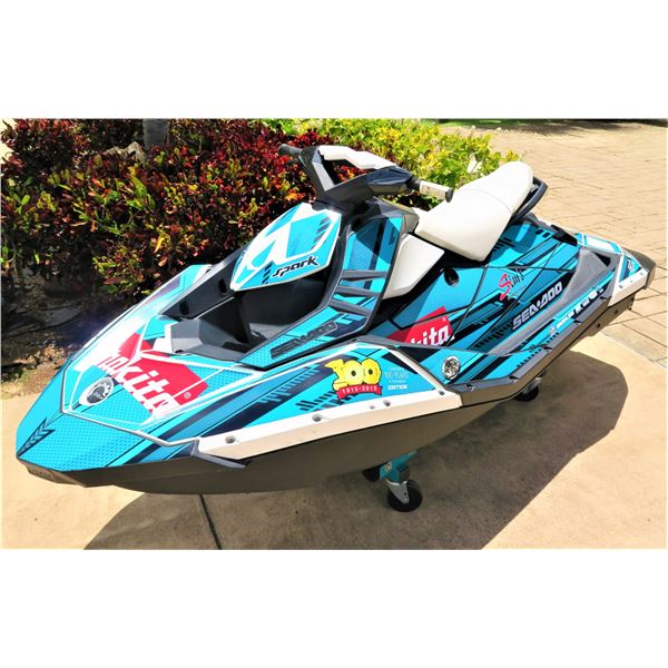 2015 Sea Doo Spark Jet Ski - Unused!! Makita-Themed!