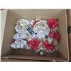 Image 21 : Boxes Misc Tulle Rolls, Bows, Paper, Ribbon, Christmas Ornaments, Shredder, etc