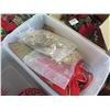 Image 13 : Misc Christmas: Artificial Wreaths & Tree, Tablecloths, Ornaments, Gift Bags, Bows, etc