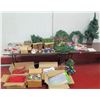 Image 1 : Misc Christmas: Artificial Wreaths & Tree, Tablecloths, Ornaments, Gift Bags, Bows, etc