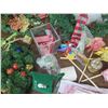 Image 24 : Misc Christmas: Artificial Wreaths & Tree, Tablecloths, Ornaments, Gift Bags, Bows, etc