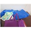 Image 22 : Multiple Plastic Bins (some w/ Lids), Ginger Jars, Decorative Tote Bags, Vases, etc