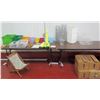 Image 1 : Multiple Plastic Baskets, Folding Chair, Bamboo Coasters, Chopsticks, Decorations, etc