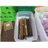 Image 8 : Multiple Plastic Baskets, Folding Chair, Bamboo Coasters, Chopsticks, Decorations, etc