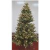 Image 1 : Artificial Full Size Christmas Tree w/ Lights