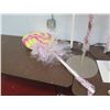 Image 8 : Qty 5 Decorative Large Lollipops & Rolling Platform Cart