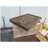 Image 10 : Multiple Woven Baskets, Metal Shelf Pieces, Ikea Mesh Storage, Artificial Fruit, Rope, etc