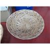Image 29 : Multiple Woven Baskets, Metal Shelf Pieces, Ikea Mesh Storage, Artificial Fruit, Rope, etc