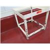 Image 2 : White Metal Table Frame 19"x19"x18"H