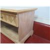 Image 8 : Wood & White Laminate End Table w/ Drawer & Undershelf 31"x20"x23"H