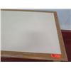 Image 3 : Mark David Custom Furniture Wood & White Laminate Table w/ Drawer 48"x30"x30"H