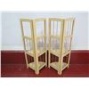 Image 3 : Qty 2 Corner Display 3 Tier Wooden Shelves 11"x11"x37"H