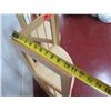 Image 5 : Qty 2 Corner Display 3 Tier Wooden Shelves 11"x11"x37"H