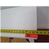 Image 11 : White Wooden Table 39"x19"x 36"H w/ 2 Round Stools 12" Diameter x 20"H
