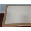 Image 2 : Mark David Custom Furniture Wood & White Laminate Table w/ Drawer 48"x28"x30"H