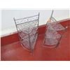 Image 6 : Qty 2 Iron 3 Tier Round Stair Display 17"Wx30"H