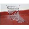 Image 8 : Qty 2 Iron 3 Tier Round Stair Display 17"Wx30"H