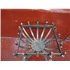 Image 3 : Metal Rectangle Stool 30"H, Footed Base, Floral Easel & Blue Hanger Display