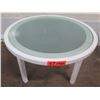 Image 1 : Round White Side Table 29" Diameter x 14"H