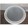 Image 2 : Round White Side Table 29" Diameter x 14"H