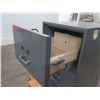 Image 3 : Metal 4 Drawer Gray Fireproof File Cabinet