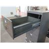 Image 3 : Metal 4 Drawer Locking Gray  File Cabinet