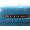 Image 2 : Steelcase Locking Metal 4 Drawer Blue File Cabinet