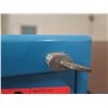 Image 3 : Steelcase Locking Metal 4 Drawer Blue File Cabinet