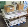 Image 1 : Pallet Shelf Parts: Wire Mesh Panels, Shelf Brackets, Hangers, etc