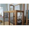 Image 10 : Qty 2 Pallets Interlocking Wood Shelf Panels (2 Assembled)