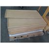 Image 3 : Qty 2 Pallets Interlocking Wood Shelf Panels (2 Assembled)