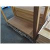 Image 7 : Qty 2 Pallets Interlocking Wood Shelf Panels (2 Assembled)